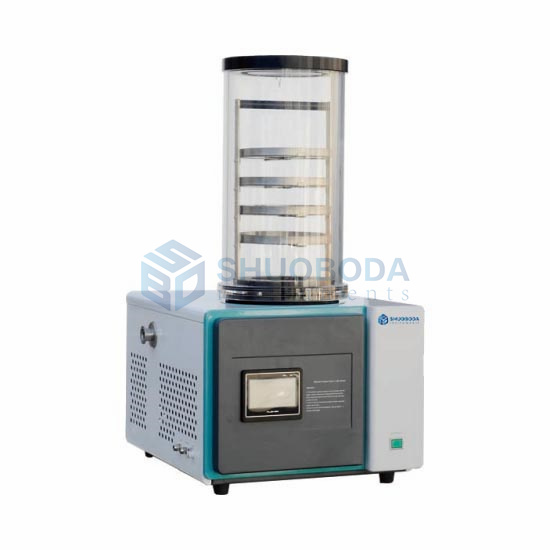 DA-1R-50 mini lab freeze dryer machine with shelf heating