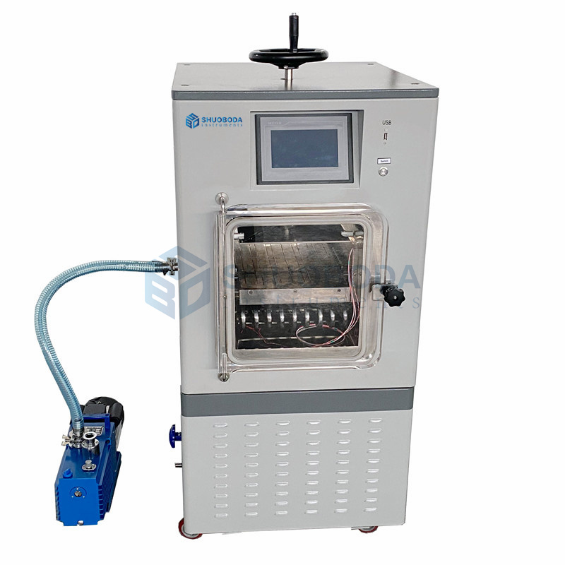 SBD-10F In-situ Electric-heating Lyophilization Machine, Pilot Freeze Dryer, 3kg/24hours