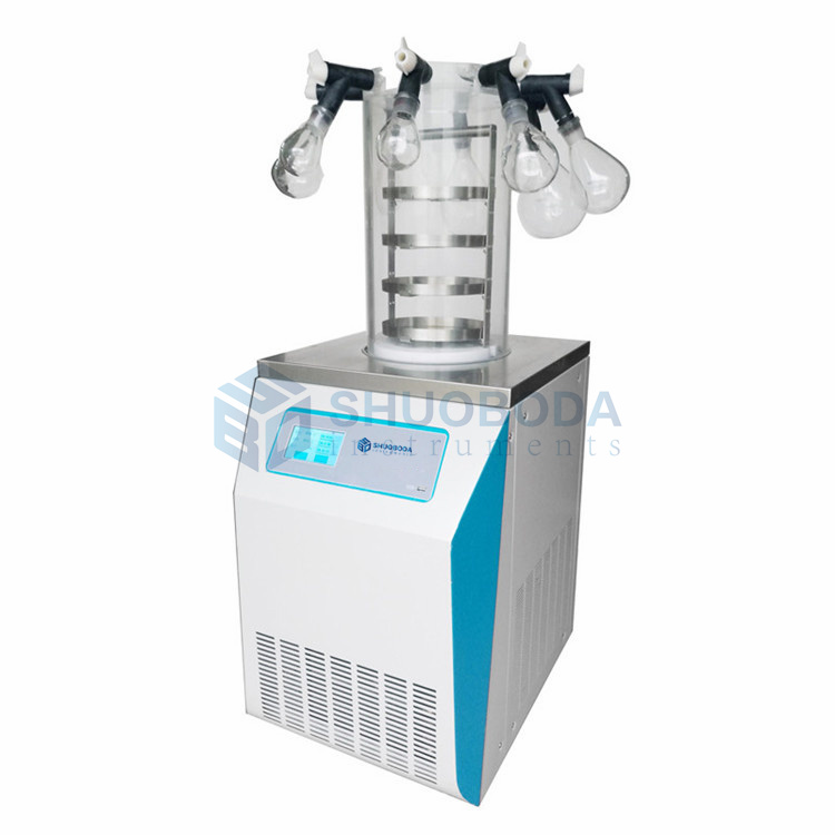 SBD-18S Series Shelf heating Freeze Dryer, 6kg/24 hours, 0.18~0.27m2, programmable