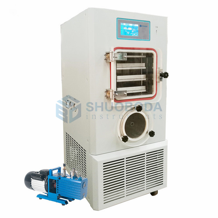SBD-20F Series Pilot Freeze Dryer Lyophilizer 4kg/24h, suitable for bio, pharmacy, food process