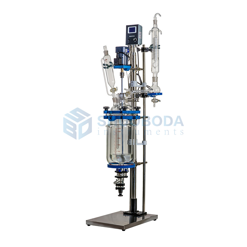 1~3 L Small Jacket Glass Reactor 