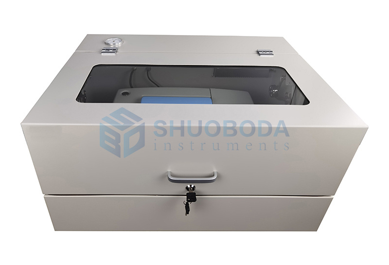 Electronic Dehumidifier cabinet for storage of infrared spectrometers