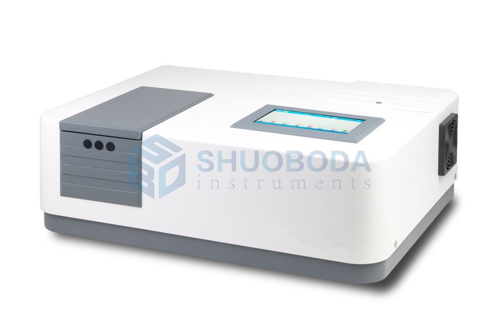 Double beam UV-visible spectrophotometer 190nm～1100nm, 1nm