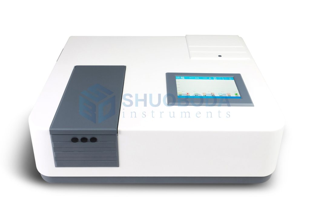 Double-beam UV-visible spectrophotometer, 190nm~1100nm，0.5nm~6nm