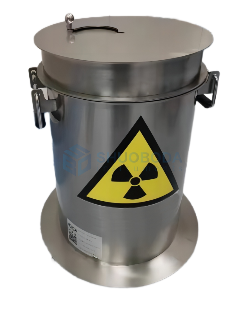 Radioactive waste bin