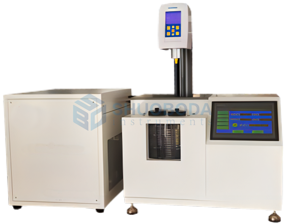 Automatic lubricant low temperature Brookfield viscosity tester