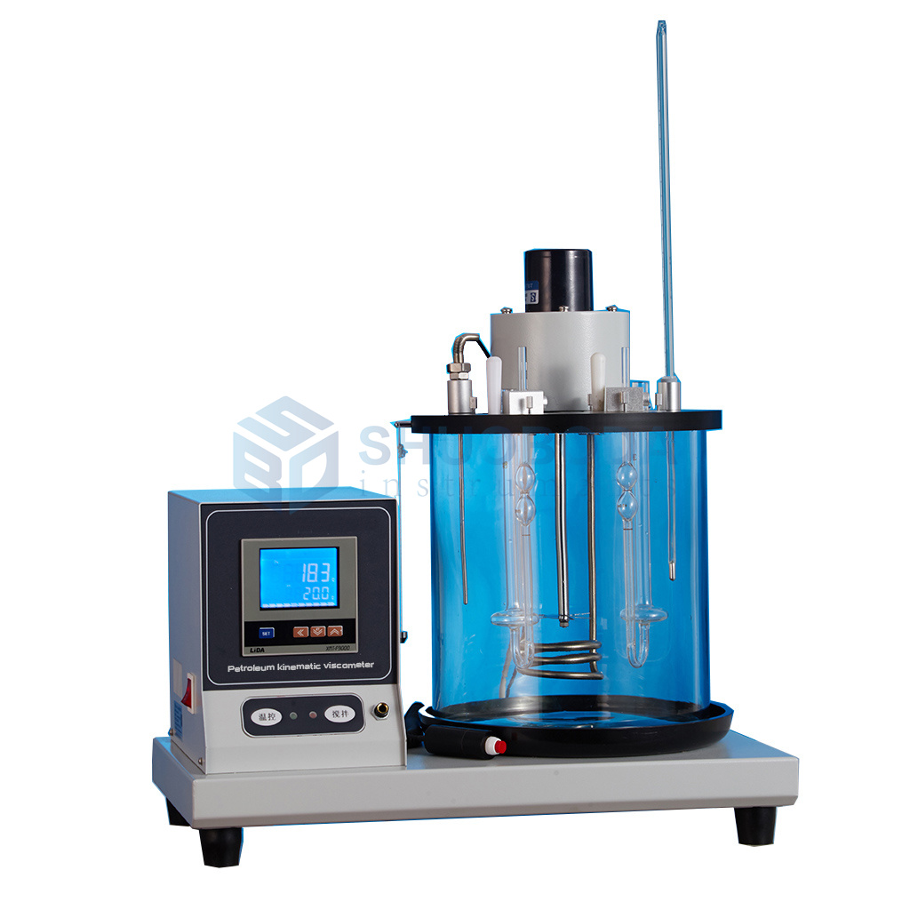 ASTM D445 LCD Display Petroleum Kinematic Viscometer