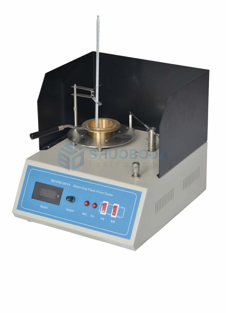 ASTM D92 Semiautomatic Cleveland Open Cup Flash Point Tester