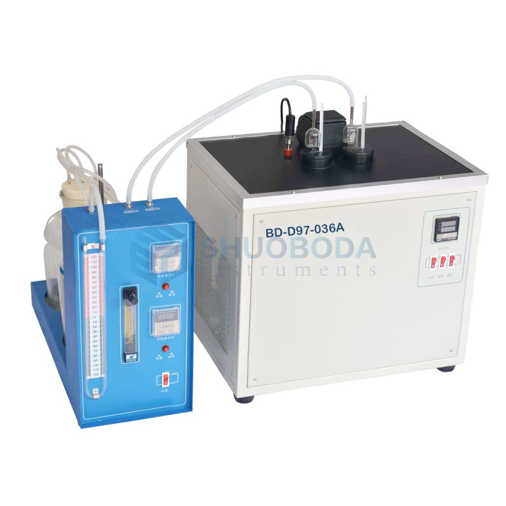 Double hole pour point freezing point tester