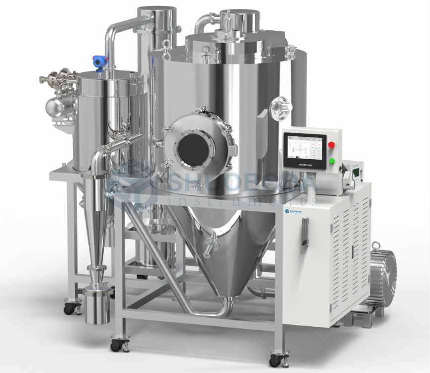 SPD-H5O Lab Inert Loop Spray Dryer for Organic Solvents & Solution Recovery, 5L/H